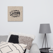 Black AllahuAkbar Marble Background Canvas – Islamic calligraphy canvas | Nurul Khatt