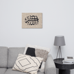 Black AllahuAkbar Marble Background Canvas – Islamic calligraphy canvas | Nurul Khatt
