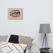 Black AllahuAkbar Marble Background Canvas – Islamic calligraphy canvas | Nurul Khatt
