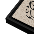 Framed AllahuAkbar Canvas – Islamic calligraphy canvas | Nurul Khatt