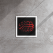 Framed canvas – Islamic calligraphy canvas | Nurul Khatt