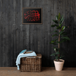 Framed canvas – Islamic calligraphy canvas | Nurul Khatt