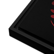 Framed Red on black AllahuAkbar Canvas – Islamic calligraphy canvas | Nurul Khatt