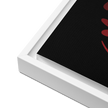 Framed Red on black AllahuAkbar Canvas – Islamic calligraphy canvas | Nurul Khatt