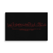 Hasibo Red Canvas – Islamic calligraphy canvas | Nurul Khatt