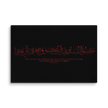 Hasibo Red Canvas – Islamic calligraphy canvas | Nurul Khatt