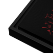MashaAllah Red Framed Canvas – Islamic calligraphy canvas | Nurul Khatt