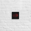 Red AllahuAkbar Black Background Canvas – Islamic calligraphy canvas | Nurul Khatt