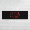 Red AllahuAkbar Black Background Canvas – Islamic calligraphy canvas | Nurul Khatt