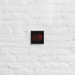 Red AllahuAkbar Black Background Canvas – Islamic calligraphy canvas | Nurul Khatt