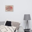 Red AllahuAkbar Canvas – Islamic calligraphy canvas | Nurul Khatt