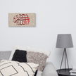 Red AllahuAkbar Canvas – Islamic calligraphy canvas | Nurul Khatt
