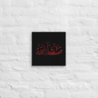 Red Masha'Allah Canvas – Islamic calligraphy canvas | Nurul Khatt