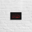 Red Masha'Allah Canvas – Islamic calligraphy canvas | Nurul Khatt