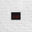 Red Masha'Allah Canvas – Islamic calligraphy canvas | Nurul Khatt