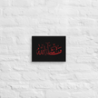 Red Masha'Allah Canvas – Islamic calligraphy canvas | Nurul Khatt