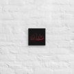 Red Masha'Allah Canvas – Islamic calligraphy canvas | Nurul Khatt
